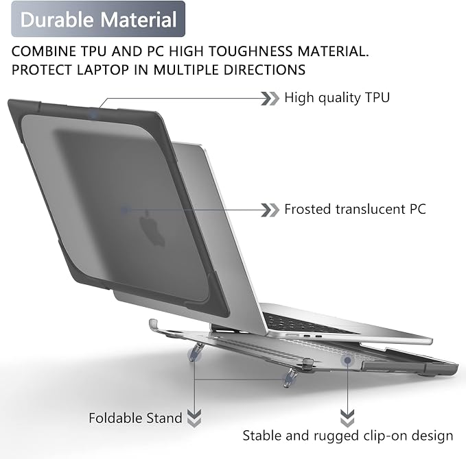 Batianda for M4 MacBook Air 13.6 inch Case 2025 2024 2022 Release Model A3240 - Image 3