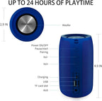 Bluetooth Speaker, MusiBaby Wireless, Waterproof, Portable Speaker, Dual Pairing - Image 3