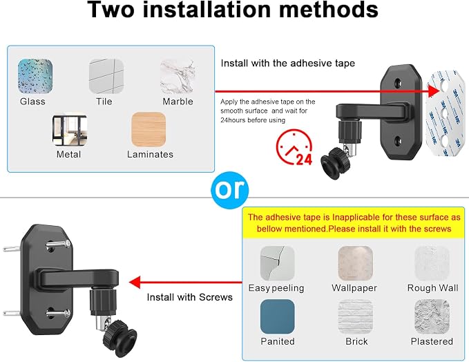 2 Pack 360 Degree Adjustable Mount - Image 3
