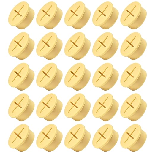20Pcs Desk Grommet, Flexible Rubber Wire Grommets, Wall Grommets by EASYEAH