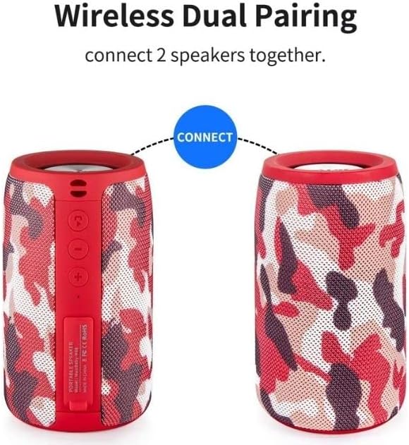 MusiBaby Bluetooth Speaker Wireless Portable, IPX5 Waterproof Bluetooth Speakers - Image 5
