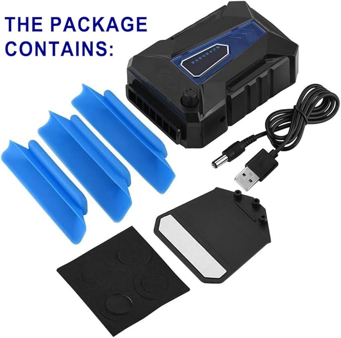 Laptop Cooler - with Vacuum Fan，Gaming Laptop Fan with Display ，4000 RPM - - Image 6