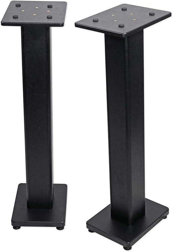 Rockville Pair RHTSB 36 Inch Bookshelf Speaker Stands, High-Performance Wood - Image 4