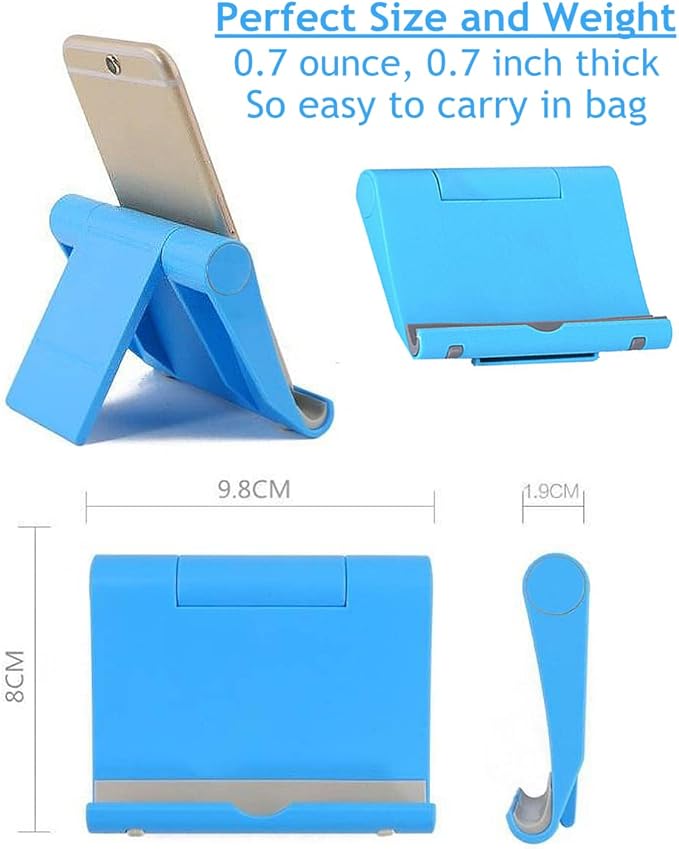 Cell Phone Stand for Desk 2 Pack Mobile Phone Holders Desktop Tablet Stand - Image 2