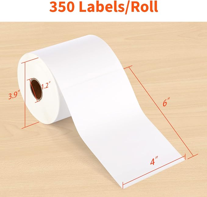JADENS 4x6 Thermal Labels - Image 2