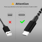 USB C Multi Charging Cable, 3 in 1 Charging Cable Nylon Braided USB-C Multiple - Image 4