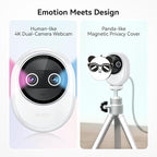 EMEET Piko+ Webcam 4K, World's 1st Dual-Camera AI-Powered 4K Webcam, 1/2.55'' - Image 7