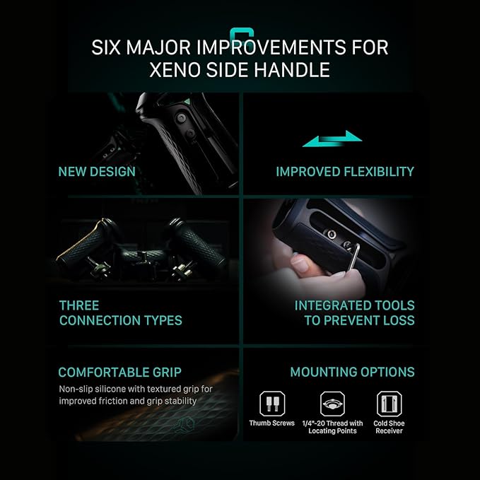 Tilta Xeno Side Handle for Filmmakers & Cameras - Image 6