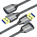 USB 3.0 Extension Cable 1.5 ft, 5Gbps High Speed USB 3.0 Type A Male to Female by Yeung+Qee