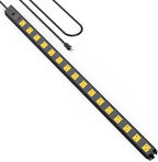 HHSOET 16 Outlet Long Power Strip, 4FT Heavy Duty Power Strip by HHSOET