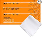 K&F CONCEPT 3 Pack Microfiber Cleaning Cloths, 6x6in Glasses Cleaning Cloths by KFCONCEPT