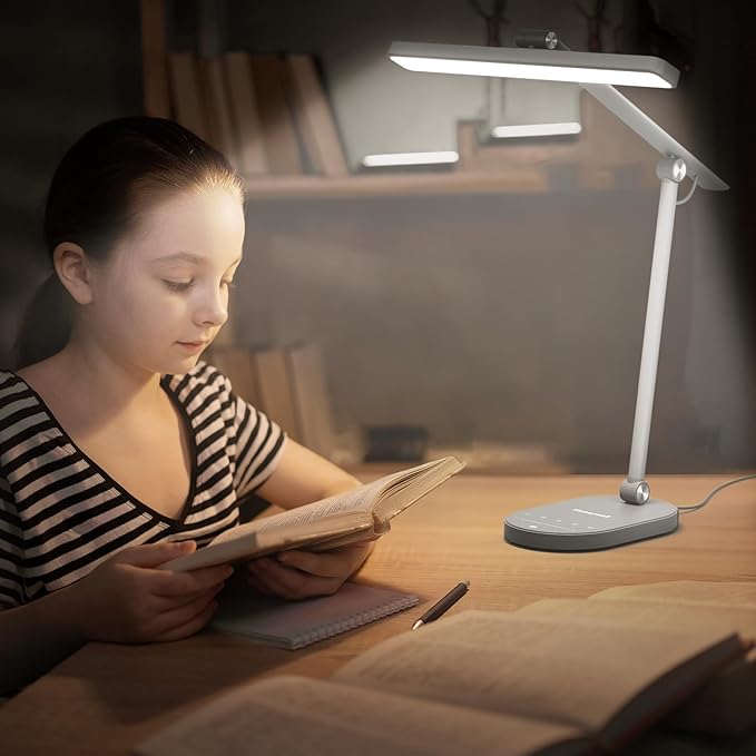 Honeywell Desk Lamp for Home Office, H4 Sunturalux™ Eye-Caring LED Desk Light - Image 7