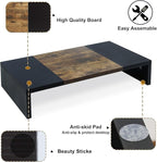 TEAMIX 20 inch Monitor Riser, Sturdy Wood Desktop Riser - Image 3
