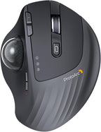 ProtoArc Wireless Trackball Mouse, EM01 NL Ergonomic Bluetooth Rollerball Thumb by ProtoArc