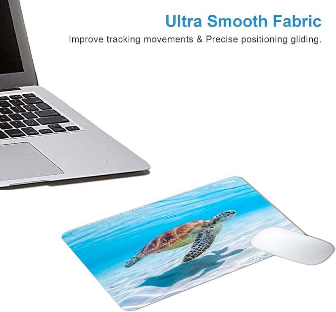 Sea Turtle Mouse Pad Non-Slip Rubber Base Gaming MousePads - Image 4