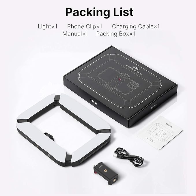 Smartphone Video Rig PICTRON U200 Handheld LED Ring Light Selfie Light Phone - Image 7