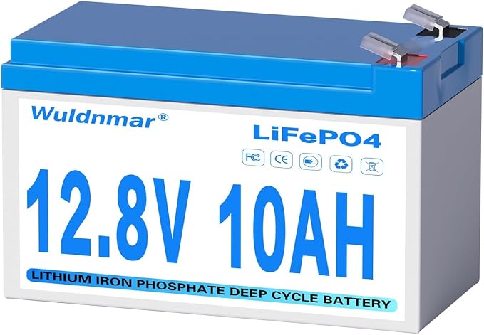 12V 10Ah LiFePO4 Battery, Lithium Battery by Wuldnmar