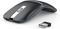 WFB Wireless Arc Mouse for Laptop, Rotatable Rotating Ultra Slim, 3 DPI for by WFB