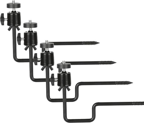 4 Pcs Trail Camera Tree Mount, 1/4" x 20 Screw, 360° Rotatable Interface Tree by Unknown