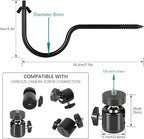 3 Pcs Trail Camera Tree Mount, 1/4 in Screw, 360° Adjustable Screw Security Cam - Image 2