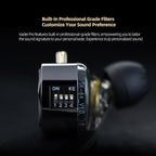 KZ Vader Pro in-Ear Monitors Gaming Earbuds, Triple Dynamic Driver IEM - Image 7