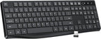 Lovaky MK98 Wireless Keyboard, 2.4G Ergonomic, Computer Keyboard, Enlarged by LovakyOfficeExpert