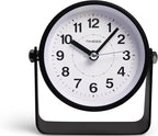 Analog Alarm Clock, Silent Non-Ticking Quartz Movement, Battery-Operated - Image 2