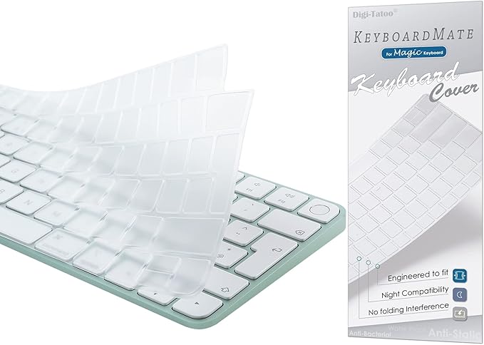 Keyboard Cover for New M4 iMac Magic Keyboard Model A3118/A2449, Touch ID by Digi-Tatoo
