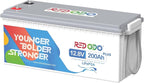 Redodo 12V 200Ah PLUS Lithium LiFePO4 Battery, Max 2560W Power Output, 200A BMS by PrimeDayRedodoSaveup55