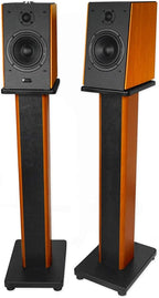 Rockville 28" 2-Tone Bookshelf Speaker Stands Surround Sound Home Theater - Image 6