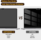 2 Pack Compatible with MacBook Air 15 Inch Screen Protector, Matte Anti Glare - Image 2