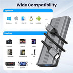 CY Type-C USB3.2 USB4 20Gbps to M-Key M.2 NGFF NVME SATA SSD PCBA Enclosure - Image 3