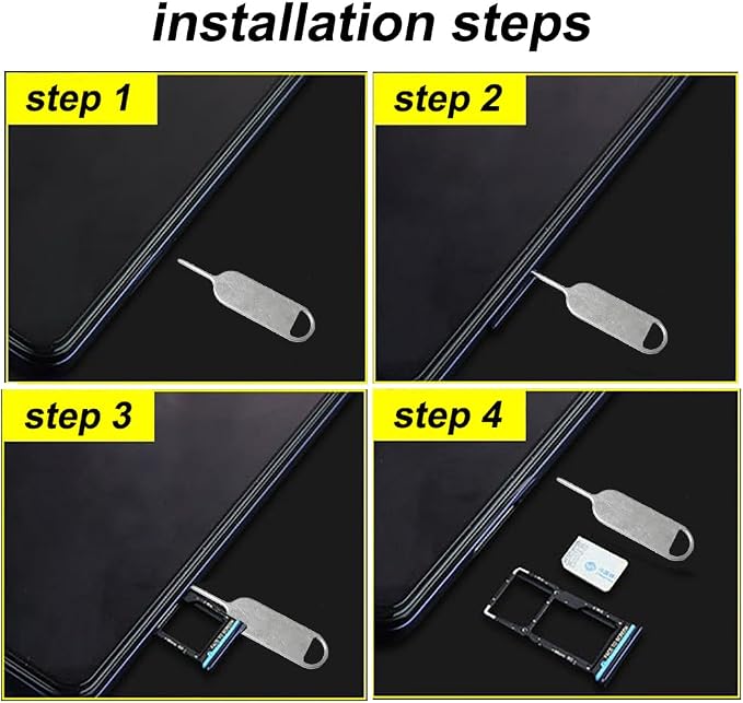 4 Pcs SIM Card Removal Openning Tool Tray Eject Pins Needle Opener Ejector - Image 5