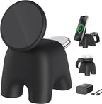 2025 Magnetic Wireless Charging Station, 15W Mag-Safe Charger Stand by AOK-AOK