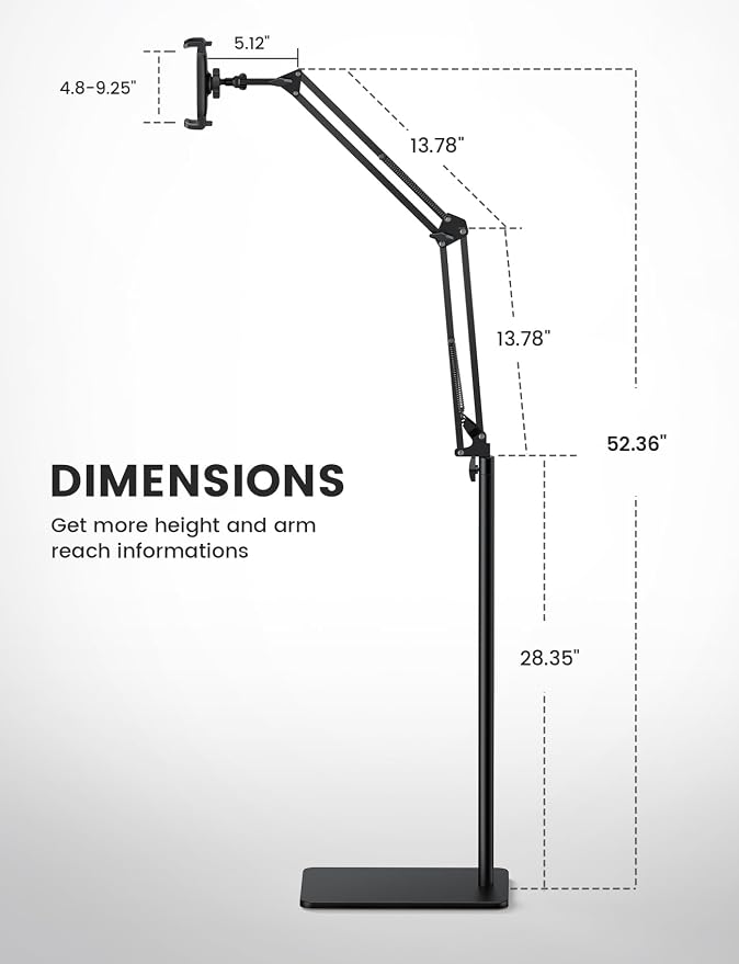Floor Tablet Stand Phone Holder - Image 7