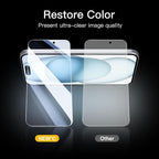 NEW'C 3 Pack Privacy for iPhone 16 Plus, 15 Plus Screen Protector, Anti-Spy - Image 7