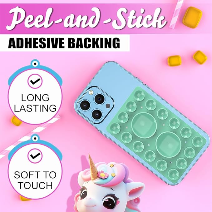 Silicone Suction Phone Holder Mount, Silicon Adhesive Phone Accessory - Image 4