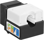 Cmple - RJ45 Keystone Jack 90 Degree Cat5e Keystone Jack Insert Punch Down RJ45 - Image 2