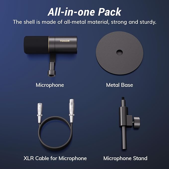 TONOR Dynamic Microphone, XLR Microphone - Image 6