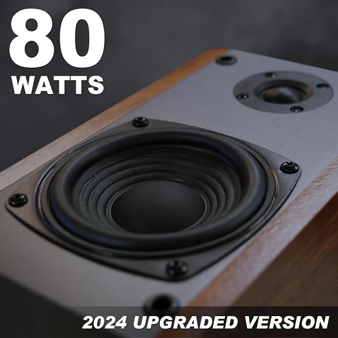 SINGING WOOD BT25 Bluetooth Active Bookshelf Speakers for - Image 2