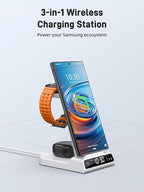 Wireless Charger for Samsung Charging Station, 3 in 1 Android Phone Charger for - Image 2