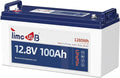 12V 100Ah LiFePO4 Battery, 4000+ Deep Cycle Lithium Battery, Built-in 100A BMS by Timeusb