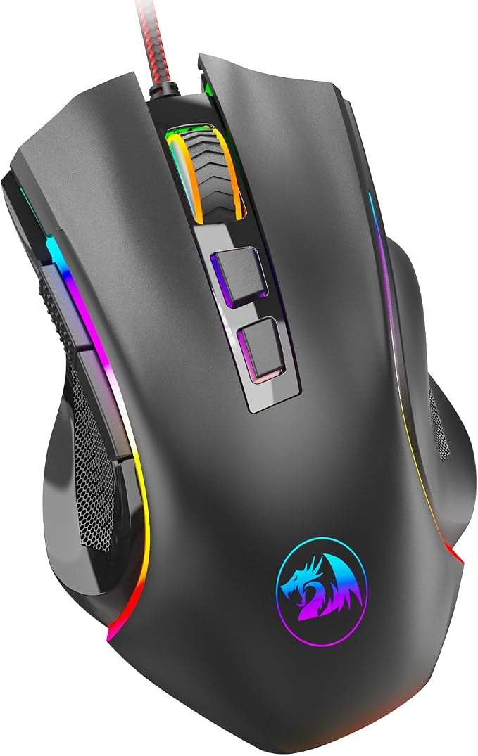 Redragon M602 Gaming Mouse, Ergonomic RGB Gaming Mouse Wired - Image 9