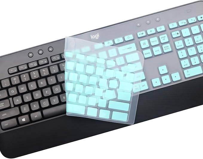 Keyboard Cover Skin for Logitech MK545 MK540 Wireless Keyboard, Logitech MK545 - Image 5