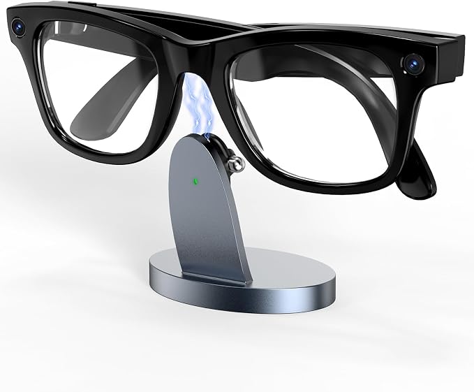 Charging Dock Compatible with R.ay-B.an Me ta Smart AI Glasses, Portable by Unknown