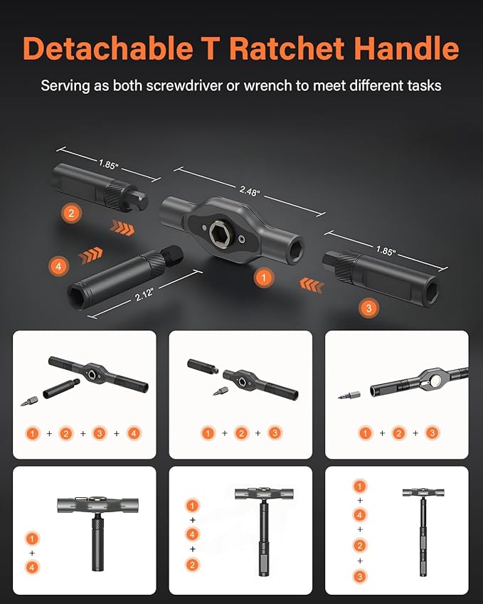 42 in 1 Magnetic Screwdriver, Screwdriver Set, Ring Doorbell, Furniture and DIY - Image 3