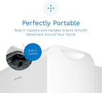 hOmeLabs 1, 500 Sq. Ft White Dehumidifier - Image 6