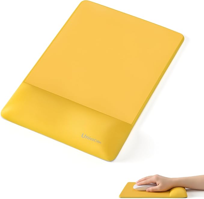 univo colors Design-Wave Wrist Rest Mouce Pad, PE Mouse Sliding by UnivoColors