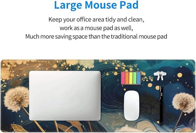 Gaming Mouse Pad, Large Non-Slip Rubber Base Mousepad, Keyboard Mouse Mat - Image 8