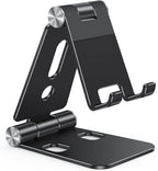 OMOTON Foldable Cell Phone Stand, C4 Portable Aluminum Phone Holder, Adjustable by OMOTON